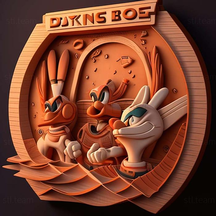 3D model Looney Tunes Space Race game (STL)